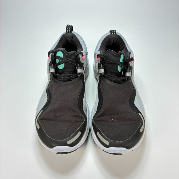 Nike React Miler Shield Gray Black Pink Athletic Running Shoes Women's Size 8 - Picture 6 of 10